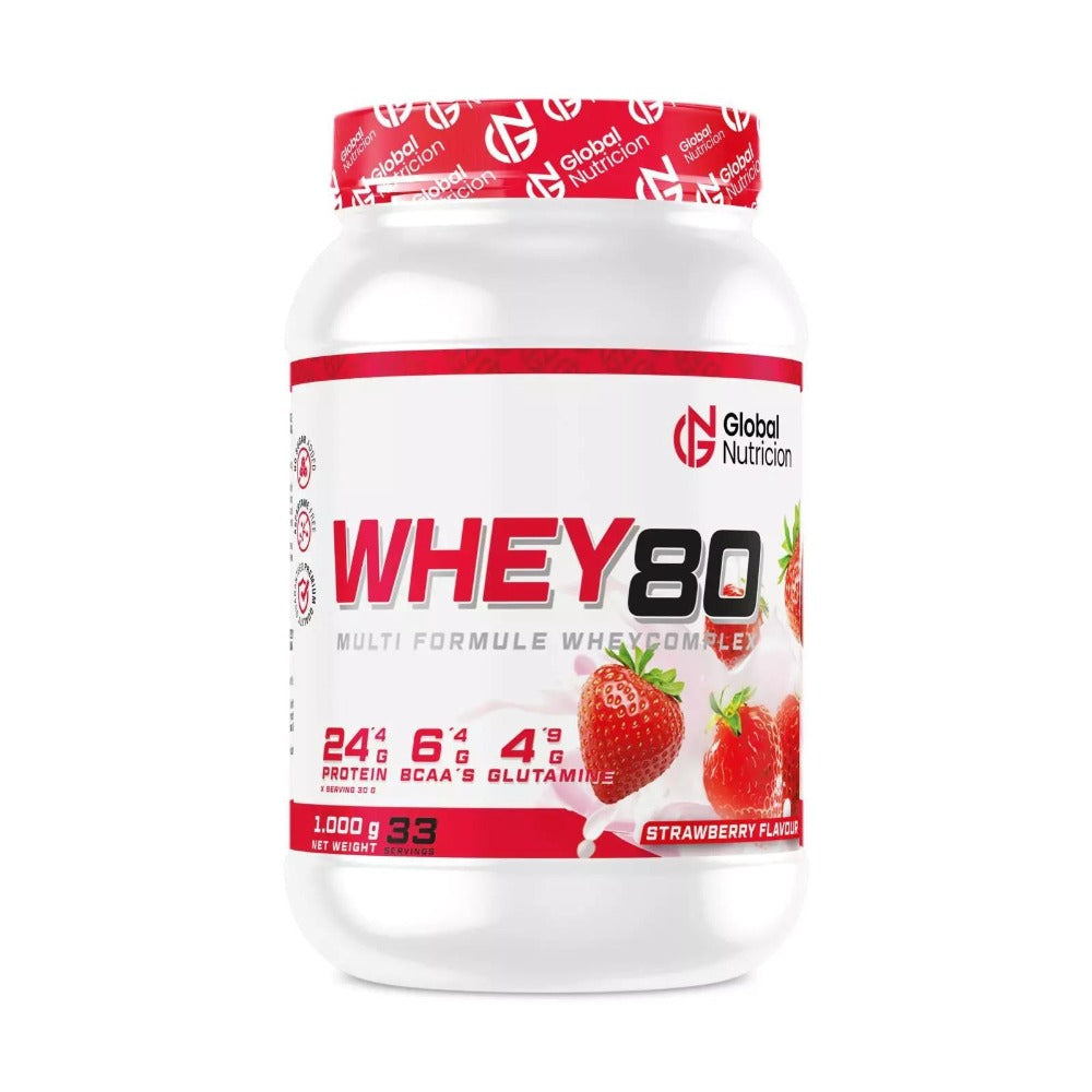Whey Protein 80% – Proteína de Suero para Entrenamiento y Recuperación – 1 kg