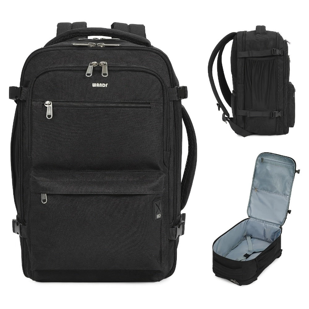 Mochila antirrobo UltraLight 20L de 2026 - Equipaje de mano aprobado por aerolíneas con zona húmeda separada y funda tecnológica de 40.64 cm | Mochila de varios compartimentos para trayectos diarios/vacaciones (diseño unisex, 6 bolsillos seguros)