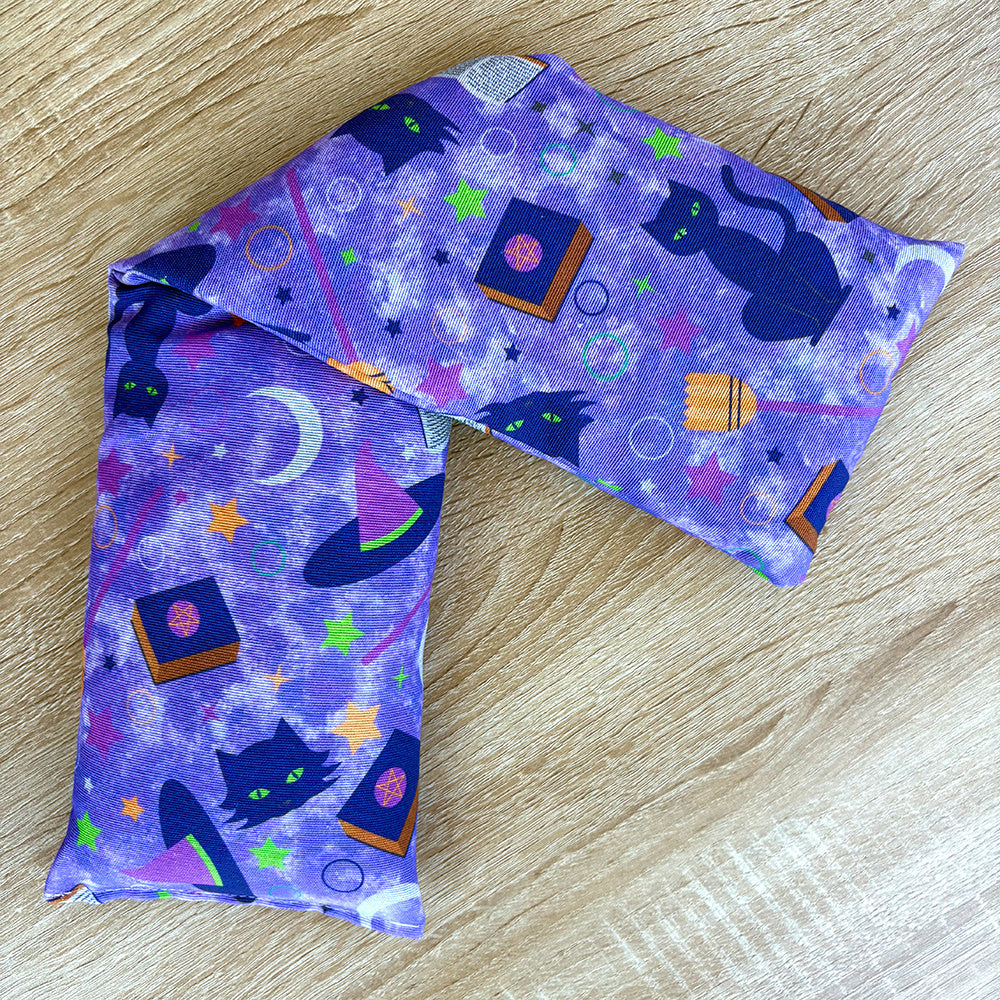 Bolsas térmicas de semillas para microondas, tamaño 50×12 cm, bolsas multifuncionales de terapia fría y calor, aptas para calentar en microondas y enfriar en nevera.