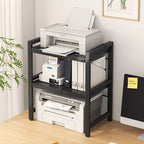 Soporte para impresora de escritorio para oficina archivos y equipos de impresión | diseño funcional