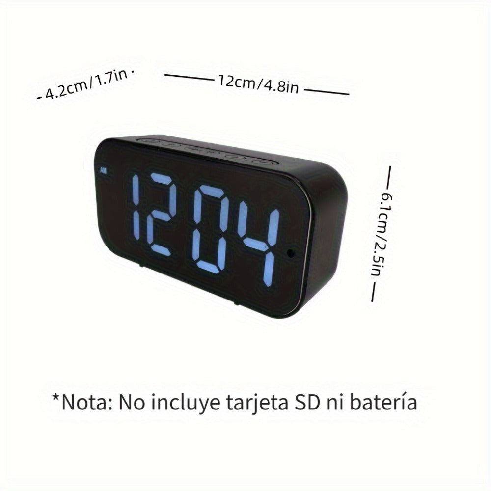 Cámara Despertador 1080P WIFI con Detección de Movimiento, Visualización Remota y Control por APP para Mantener Segura tu Hogar, Oficina, Mascotas y Bebés