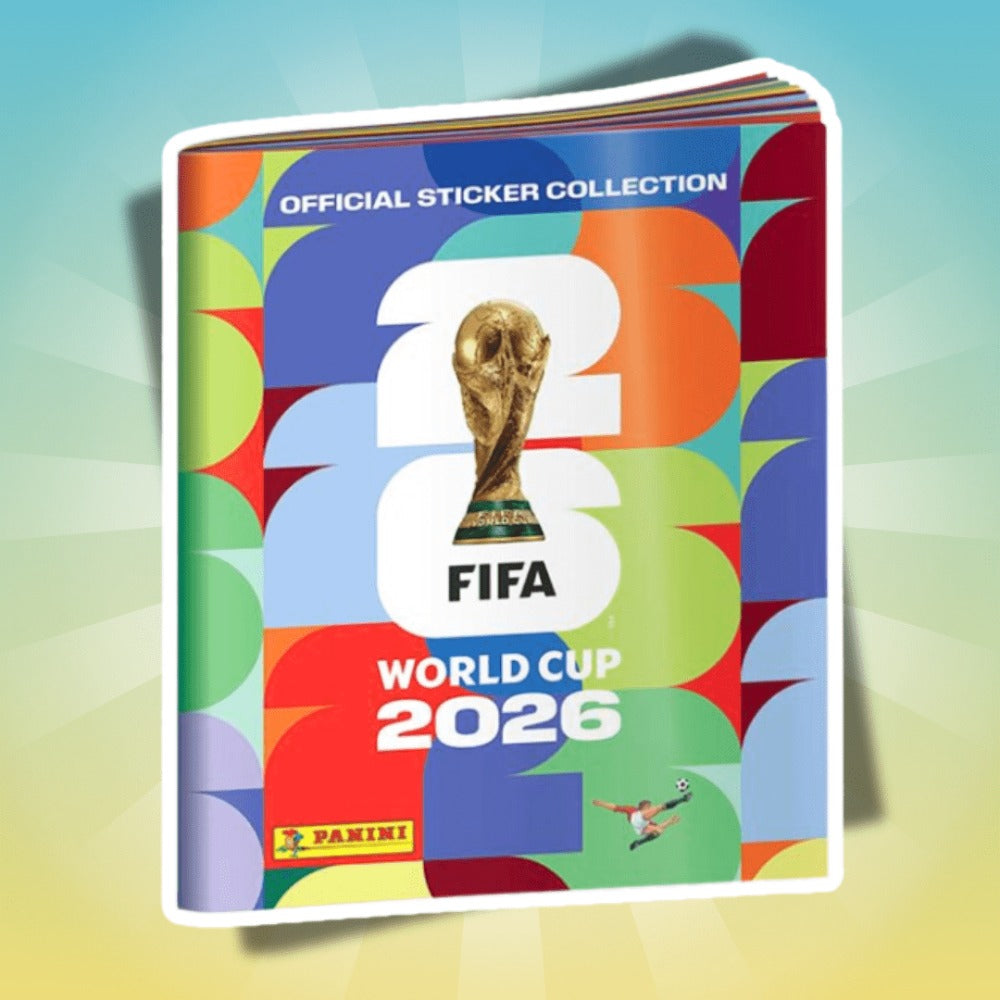 Álbum de pegatinas de tapa blanda Panini Copa Mundial de la FIFA 2026 con 6 pegatinas – Álbum de pegatinas oficial