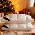 Almohadas de Lujo 74*48 Calidad de Hotel, Soporte Cervical para Sueño Profundo, Núcleo de Almohada Alto para Todas las Estaciones, Diseño Moderno de Almohada | Textura Suave en la Parte Superior, Almohada para Dormir, Almohada Cervical, Lavable a Máquina,
