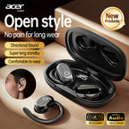 Auriculares Bluetooth Acer con gancho deportivo, sonido HiFi y baja latencia
