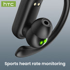 Auriculares Bluetooth | Auriculares inalámbricos de traducción HTC NE61 AI con traductor en tiempo real aptos para 135 idiomas, auriculares