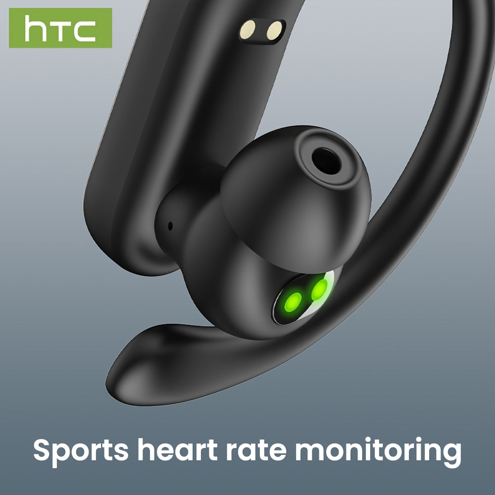 Auriculares Bluetooth | Auriculares inalámbricos de traducción HTC NE61 AI con traductor en tiempo real aptos para 135 idiomas, auriculares