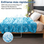Mantas Refrescantes para Personas Calientes - Manta de Verano Delgada, Ligera, Transpirable, Suave, de Doble Cara, Mejorada para Cama, Sofá, Sillón, Mantiene Fresco para Sudores Nocturnos