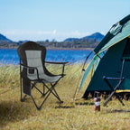 Silla plegable de exterior de 1/2 piezas, muebles de exterior para acampar y senderismo, suministros de ocio al aire libre, silla de pesca y camping reforzada y ligera (opcional para una o dos personas), portavasos doble con espacio de almacenamiento + bo