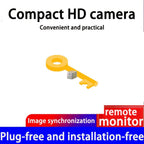 Cámara pequeña 56468ASD con soporte, monitor ultrainalámbrico recomendado por la marca para el hogar, WiFi sin enchufe, para niñera, coche, mascota, niño, minicámara remota para móvil, detección de movimiento HD y visión nocturna, grabación por intercomun