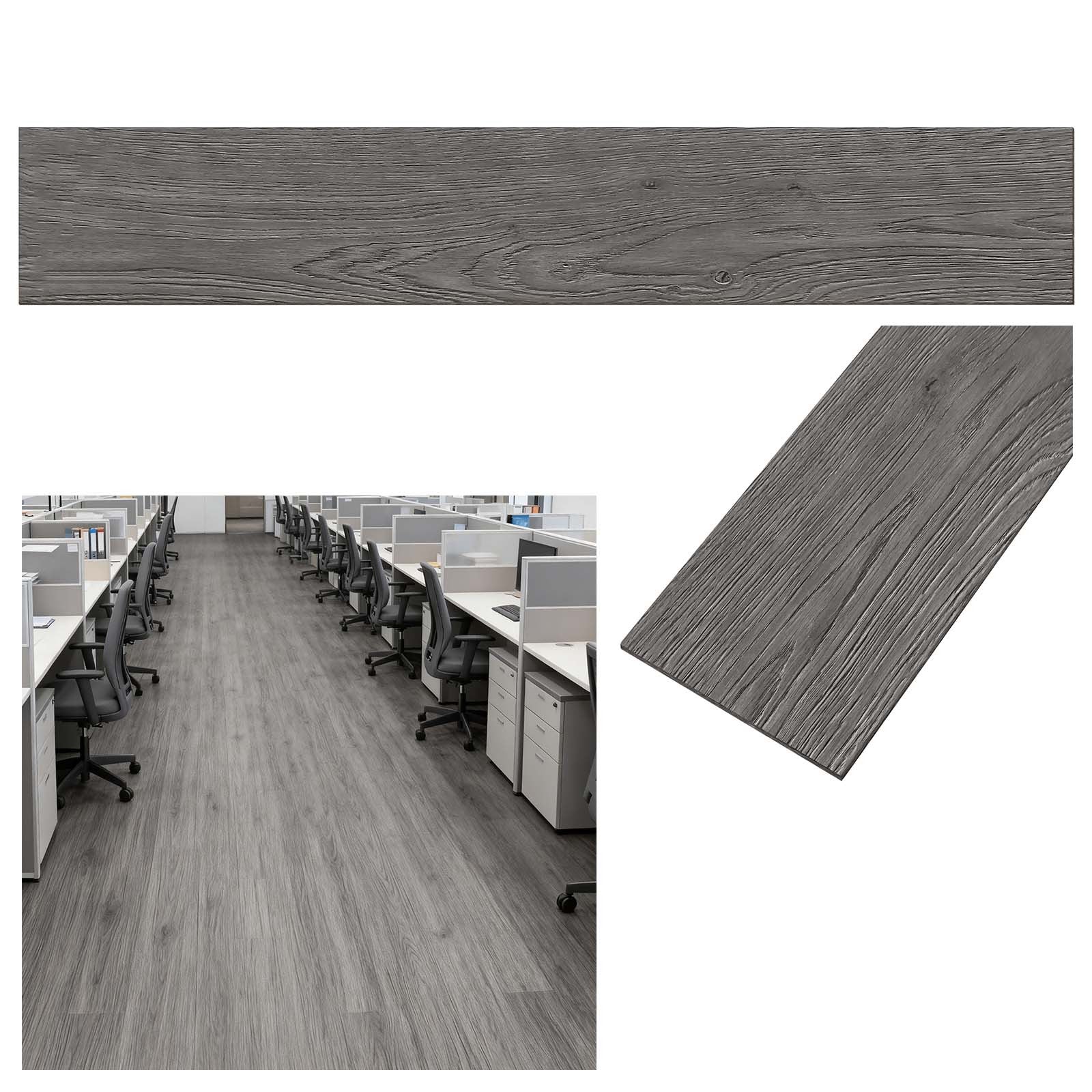 Pisos de Vinilo PVC Autoadhesivos con Aspecto de Madera - 18/36 Piezas, Baldosas Despegables para Cocina, Sala, Balcón - 2.51m²/5.02m²