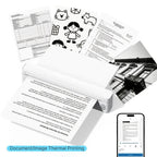 Impresora portátil sin tinta A10a, impresoras portátiles inalámbricas, impresora térmica para teléfono y portátil, impresora móvil para oficina, hogar y escuela, compatible con papel térmico de 21.59 cm x 27.94 cm y A4