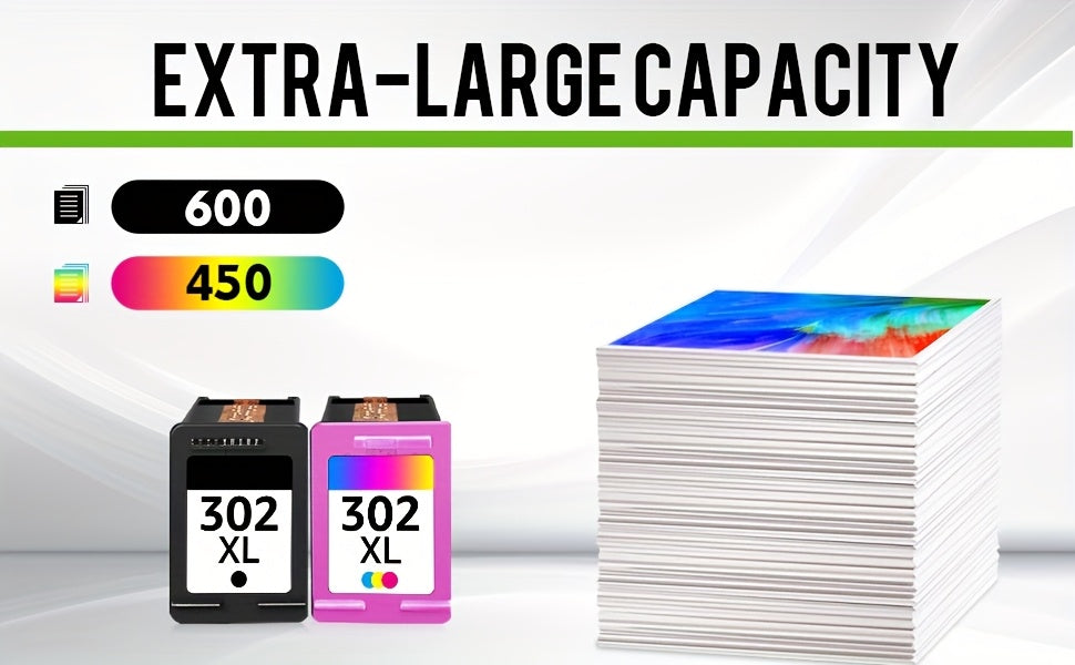 Cartucho de tinta | Cartuchos de tinta de repuesto para HP 302 Multipack para HP 302 XL DeskJet 3630 3636 3638 3639 1110 2130 3633 Envy 4525 4520