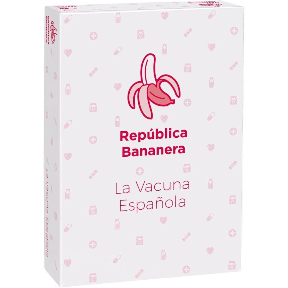Juego de Mesa La Vacuna Española - REPUBLICA BANANERA – Cartas Divertidas para Adultos y Amigos | Humor, Estrategia y Risas Garantizadas en Fiestas