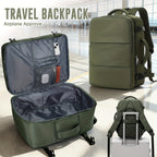 Mochila de Viaje 40X30X20 CM, Dimensiones Ryanair 40X30X20 CM Mochila de Cabina/Mochila de Equipaje/Mochila de Aviación, Convertible de Mano, Ligera Ideal para Viajes Cortos, Se Adapta Fácilmente Debajo de los Asientos, Mochila Portátil para Laptop de 14"