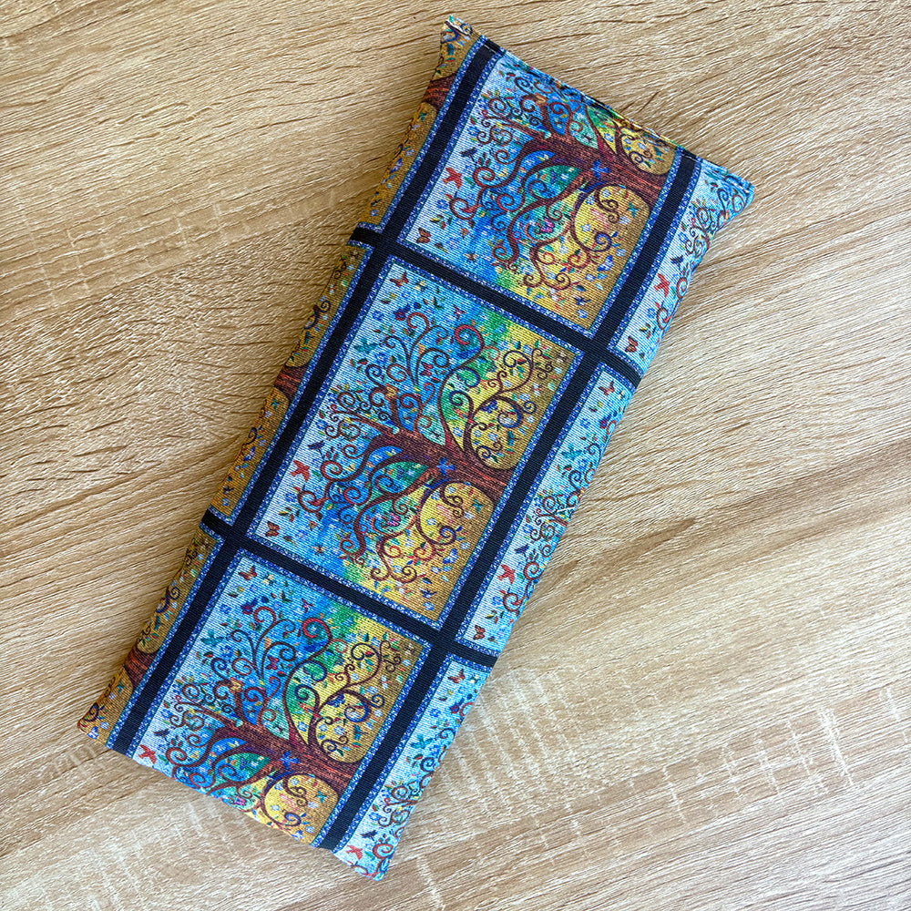 Bolsitas de semillas para microondas, 30 x 13 cm, multiusos, terapia de frío y calor para aliviar dolores musculares, menstruales y de cuello. Aptas para microondas y congelador. Hecho a mano. Terapia de frío y calor. Alivia calambres, cólicos y migrañas.