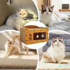 Árbol rascador para gatos 11 kg | Juego descanso y cuidado de uñas