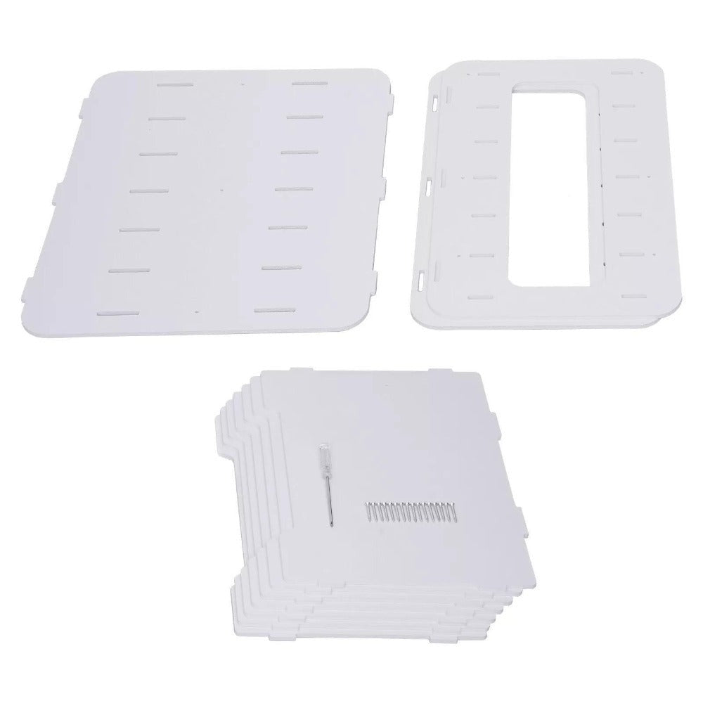 Organizador de Papel de Oficina para Escritorio, Soporte para Archivos de Escritorio, Bandeja para Cartas y Soporte para Papel A4, Hojas para Documentos para la Oficina en Casa, 33.99 X 24.99 X 38.99 cm