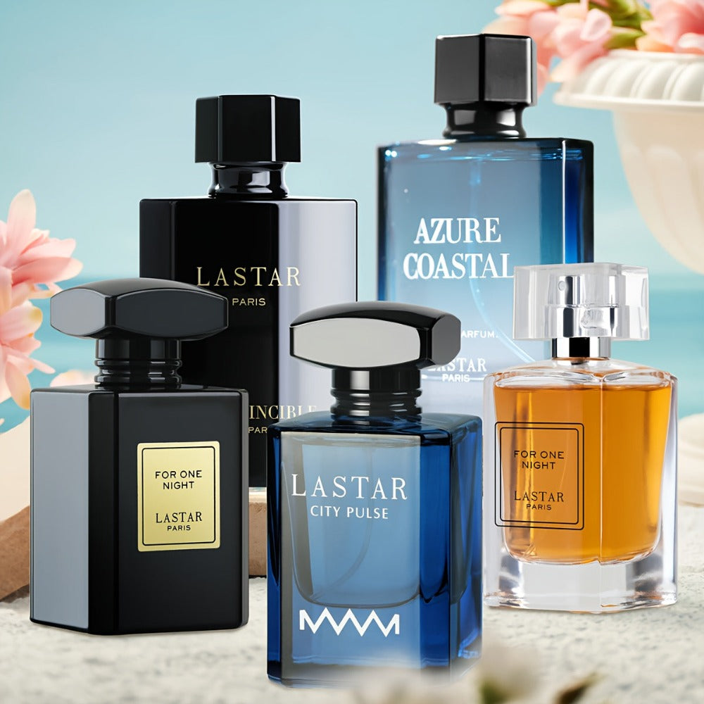 [Perfume de una Semana] Caja de Regalo de Perfume para Hombre, 1 Botella, 55ML/50ML, Fragancia de Sándalo y Almizcle, Cubre el Olor Corporal, Contrataca Diferentes Sentidos del Olor Durante una Semana, Siente un Encanto Romántico Sorpresa, Navidad Hallowe