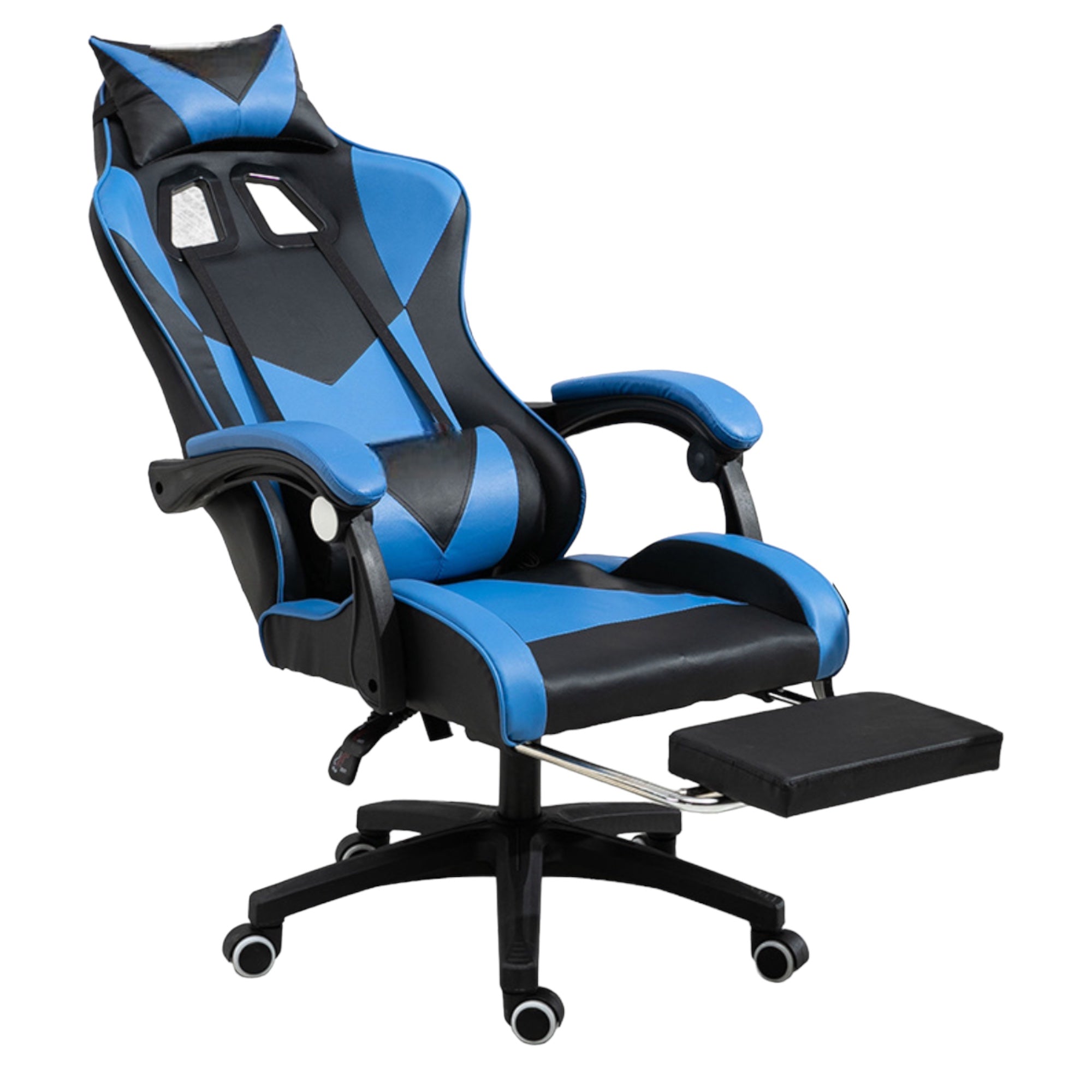 Silla Gaming para Escritorio, Oficina y Juegos Online Giratoria. Silla Cmoda de Altura Ajustable para Gaming ergonmica, de piel sintética. Silla racing de gaming videojuegos y de oficina. Es ergonmica y con diseño moderno (S001 7499 8499 )