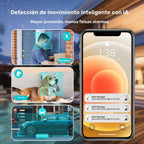4pcs Cámara de Seguridad LaxiHub Inalámbrica para Exteriores, Resolución 1296P, Batería de 5200mAh, Almacenamiento en Nube/SD, Detección AI de Movimiento, Visión Nocturna a Color, Audio Bidireccional, Sin Tarjeta SD