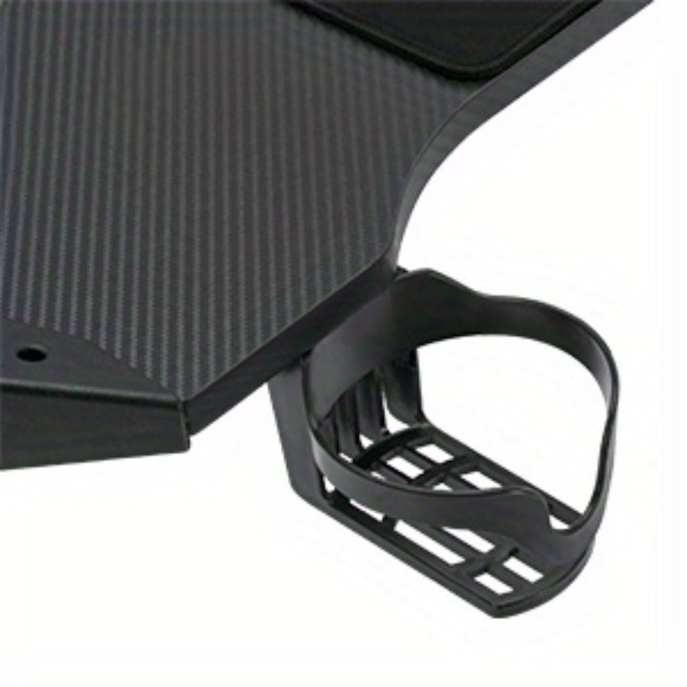Mesa Gaming Mesa Gaming Escritorio Negro Tapa de Fibra de Carbono Mesa de Ordenador Gamer Mesa de PC Ergonómica con Agujero para Cables
