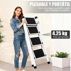 VORTEX Escalera plegable doméstica de acero aleado antideslizante