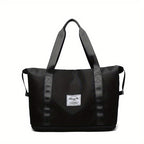Bolso de mano de gran capacidad, equipaje de fin de semana ligero de nailon, bolsa de viaje portátil para gimnasio y almacenamiento