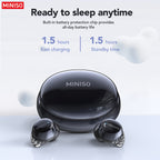 Auriculares Bluetooth | MINISO Auriculares con Traducción AI | Inalámbricos 6.0, Carga Rápida Tipo-C, 60 Horas de Reproducción, Conexión Estable