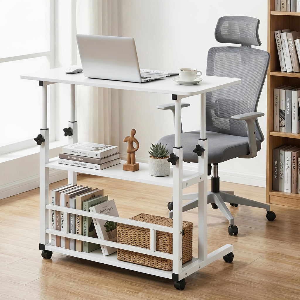 Escritorio para teletrabajo y estudio | 80 cm y ajustable