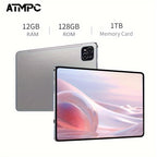 Tabletas Android | ATMPC, Tablet Android, Tablet Android 14 de 10 pulgadas con procesador Octa-Core, 12GB (4GB+8GB) y 128GB de almacenamiento