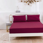 Sábana bajera ajustable para camas de 90/135 /150 x 200cm – Suave, cómoda y transpirable. 50% Microfibra de Poliéster y 50% Algodón ultrasuave. Ideal para colchones de entre 15 y 25 cm de altura