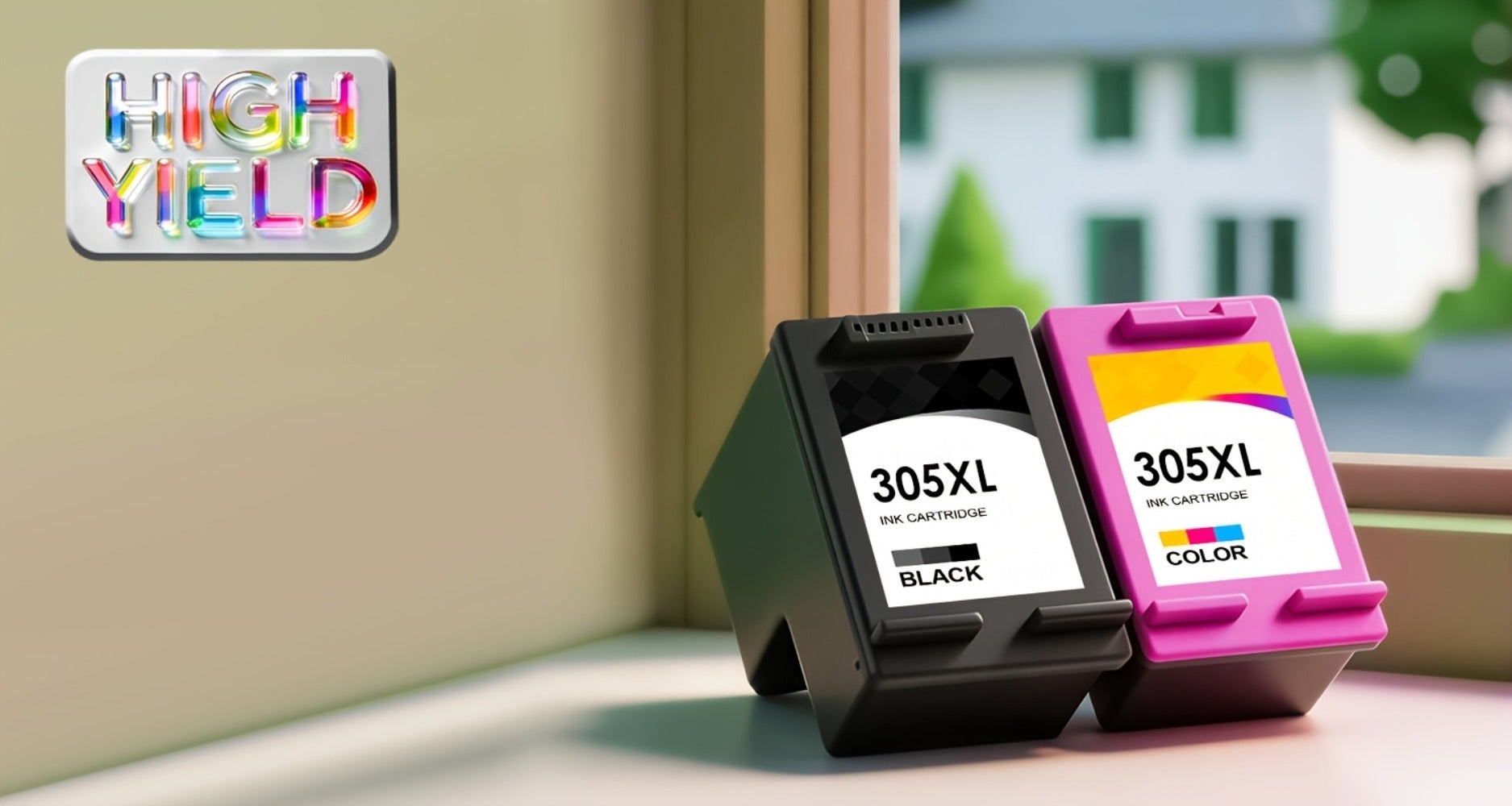 Cartuchos de tinta de alta capacidad 305XL 305 compatibles con impresoras HP Deskjet 2800e 2810e 2820e 2821e 2822e 2823e 2800 2810 2820 2821 2822 2823 4220e 4222e 4230e