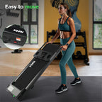 Cinta de correr plegable 3 en 1 para el hogar, motor DC de 2.5HP de pico, control de velocidad de 1-12km/h, pantalla LED, 12 programas preestablecidos, cambio de triple modo, altavoz de música, cinta ancha, compacta para equipo de fitness en el hogar, sin