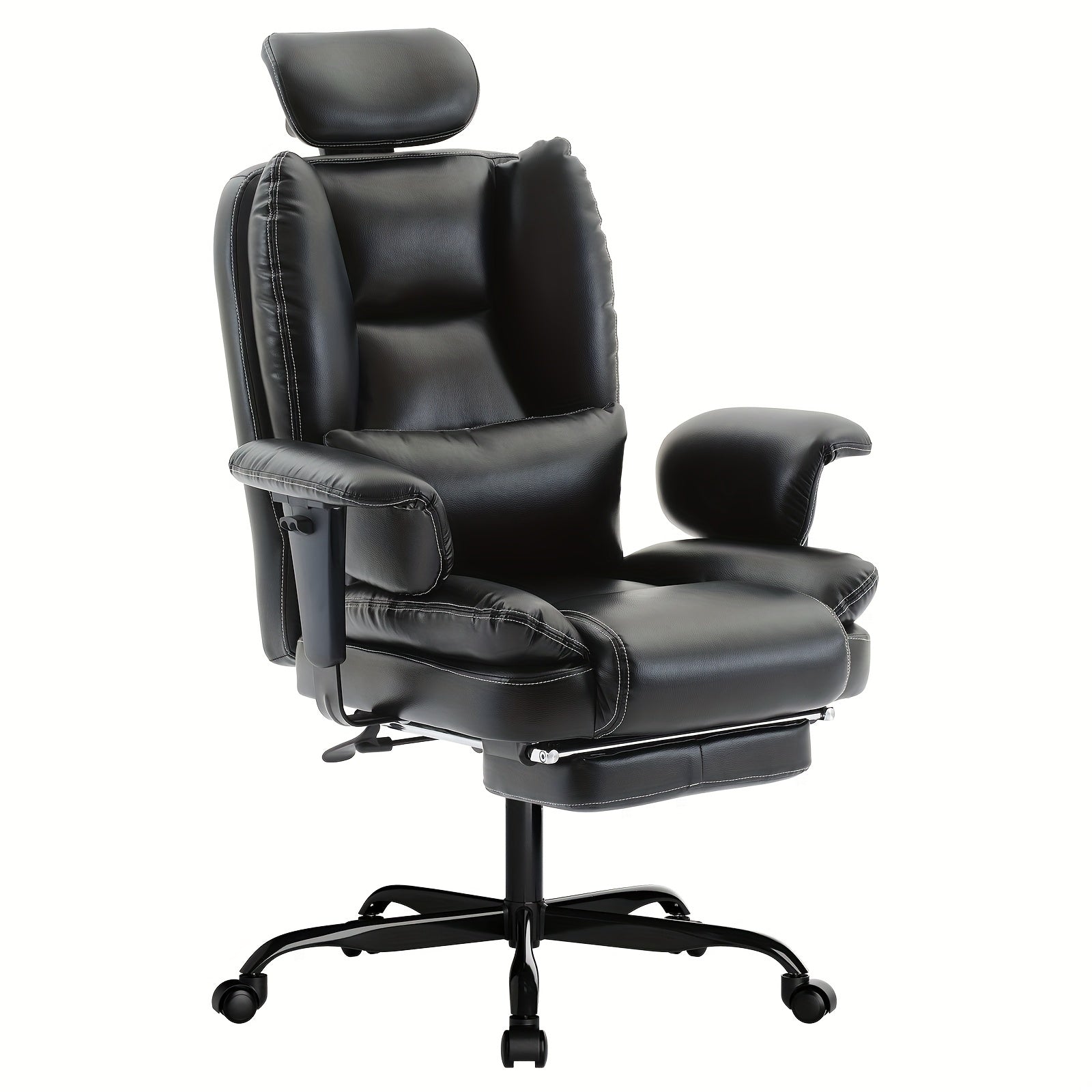 Silla de oficina | Silla de Oficina | Silla Ergonómica para Oficina | Silla Giratoria para Escritorio | Silla de Oficina en Beige,, Blanco