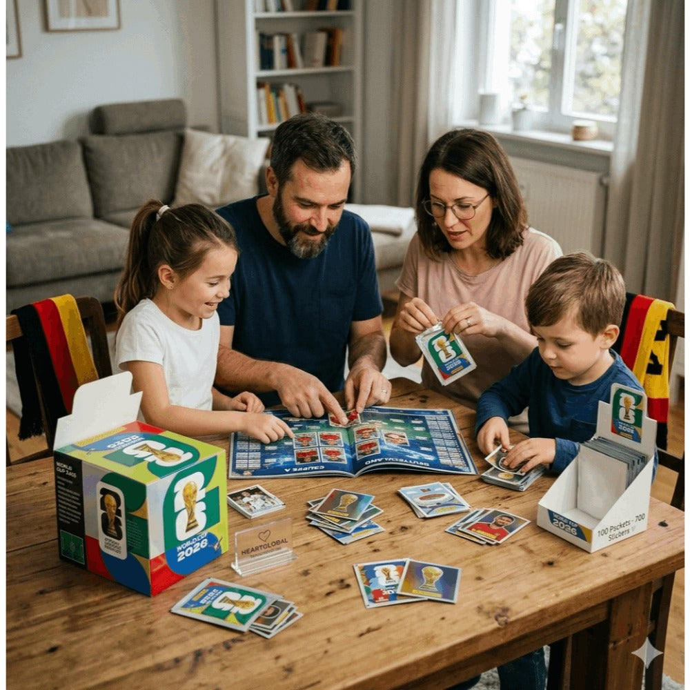 Álbum de pegatinas de tapa blanda Panini Copa Mundial de la FIFA 2026 con 6 pegatinas – Álbum de pegatinas oficial