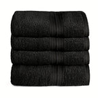 Juego de Toallas y Toallas de Baño, 4 Piezas, Calidad Premium, 100% Algodón, 550 g/m², Tamaños: 30×50 cm, 50×100 cm, 70×140 cm, Altamente Absorbentes, Suaves al Tacto, Disponible en 9 Colores