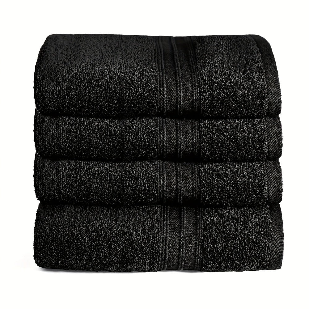 Juego de Toallas y Toallas de Baño, 4 Piezas, Calidad Premium, 100% Algodón, 550 g/m², Tamaños: 30×50 cm, 50×100 cm, 70×140 cm, Altamente Absorbentes, Suaves al Tacto, Disponible en 9 Colores