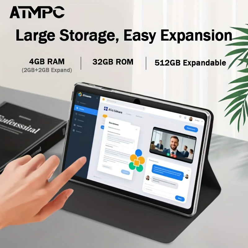 Tablet | EATMPC, Máquina Más Reciente 2025, Tableta Educativa, Sistema Android 14 de 7 Pulgadas con Pantalla IPS HD 1024x600, 4GB (2+2