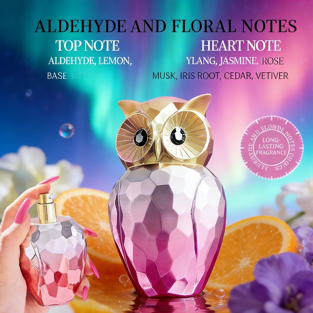 Perfume Pink Dream de 100ML/3.4FL.OZ | Forma Única, Aroma Floral Fresco y Base Amaderada, Fragancia de Larga Duración, Ideal para Uso Personal y Regalos de Fiestas/Inauguración de la Casa, Símbolo de Lujo