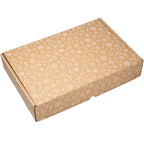 Caja Cartón Envío Navidad, Caja Cartón Navidad Automontable de Cartón Kraft, Caja Regalo - Packer PRO