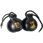 Castañuela española souvenir, color negro con dibujos típicos españoles.