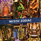 1pc Rompecabezas 3D, Modelo Zodiacal Hecho a Mano. Este Kit de Ensamblaje Presenta Estilos Decorativos con Modelos de Elementos como los Doce Signos del Zodiaco, Tronos, Serpientes y Fénix. Sirve como una Decoración Acogedora para Micro-Oficinas en Casa,