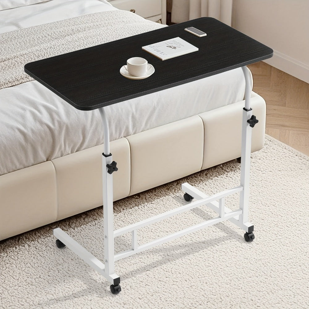 Mesa de Oficina Estación de Trabajo para Computadora: Escritorio Elevable de Altura Ajustable 67.06cm - 88.14cm, Escritorio Ergonómico Móvil para Computadora con Rueda Universal, Estable y Cómodo, Robusto y Duradero, Fácil de Instalar