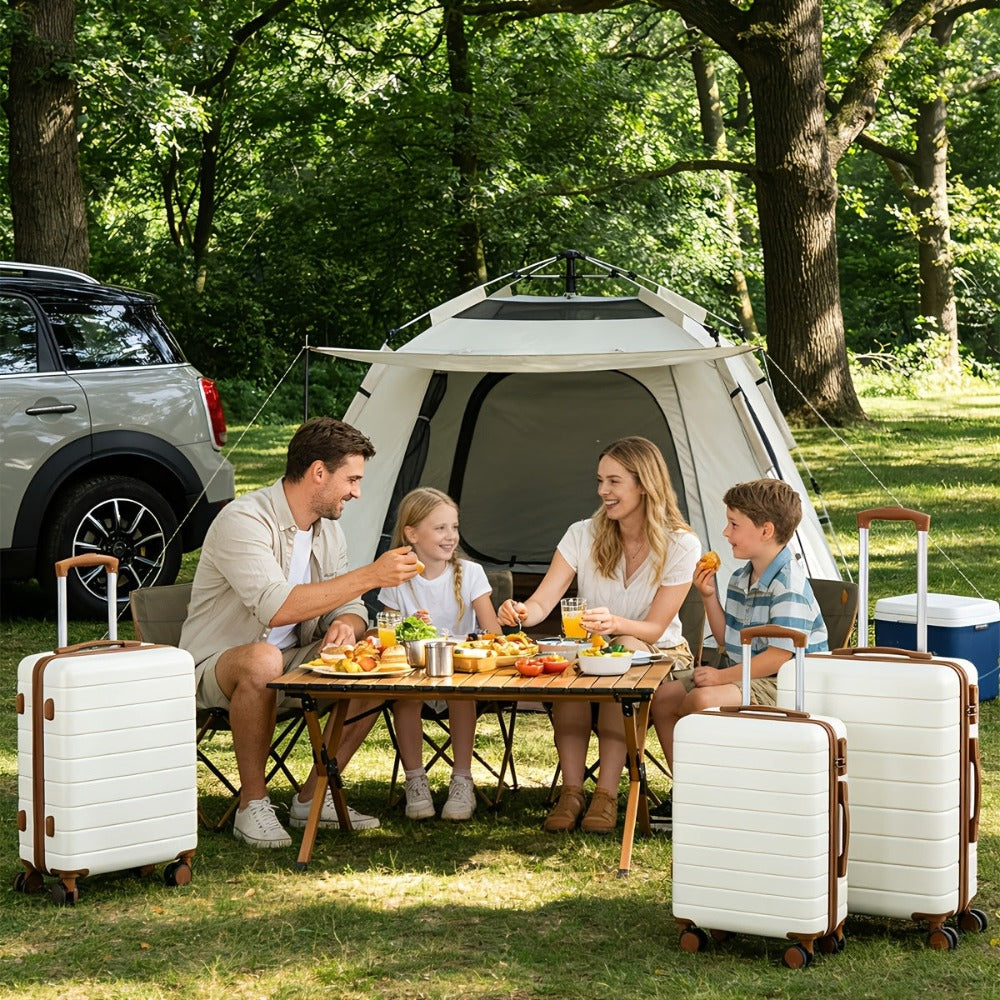 Maleta Rígida Expandible Kono, 20/24/28 Pulgadas PC+ABS, Equipaje de Viaje Ligero con Ruedas Giratorias y Cerradura TSA, Disponible en Múltiples Colores