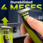 Recambios Cuchillas Compatibles One Blade – Cabezal de Afeitado Repuesto para Maquinilla Hombre – Modelos QP2520 QP2530 QP2630 QP6510 QP6520 – PACK 2