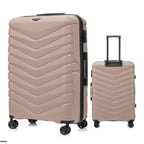 Opciones de equipaje / Polipropileno TSA / 28" 24" 20" 18" pulgadas / Dimensiones aproximadamente 75 x 50 x 30 cm o 68 x 41 x 25 cm o tamaño de cabina 55 x 40 x 20 cm o equipaje de mano 50 x 34 x 18 cm con ruedas desmontables / Equipaje de mano ABS+ de al