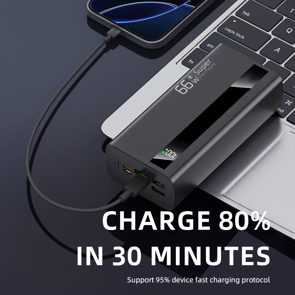 Power bank para carga durante viajes y uso diario | 60000mAh y 66W