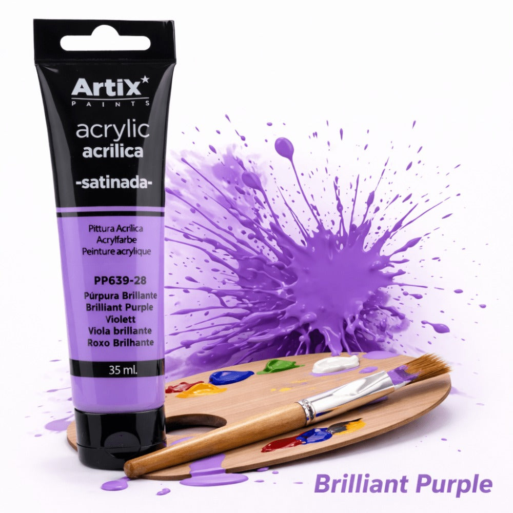 1x Pintura Acrílica 35ml, Colores Surtidos