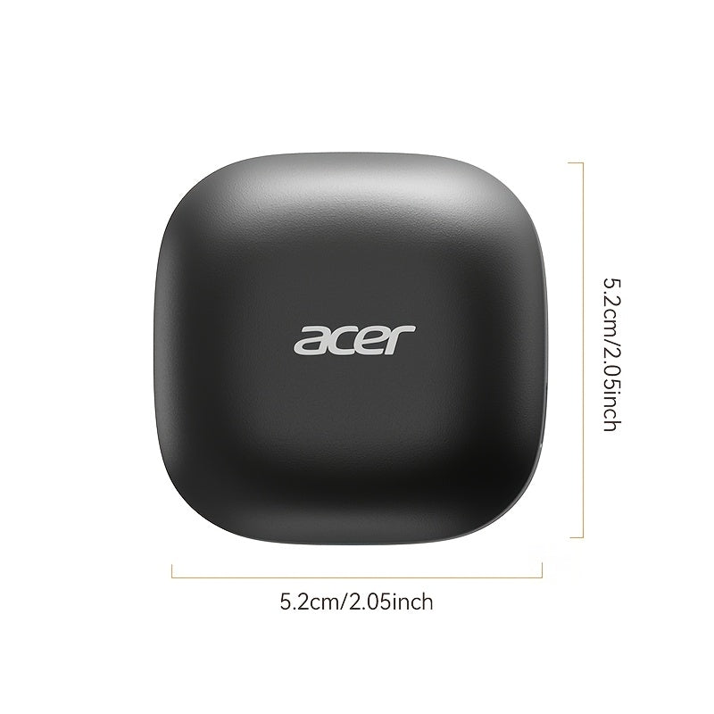 Auriculares Bluetooth | [Acer] Nuevos Auriculares Inalámbricos con Cancelación Activa de Ruido: Espera Ultra Larga, Mini Portátiles, Ajuste