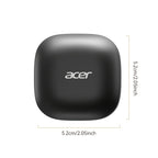 Auriculares Bluetooth | [Acer] Nuevos Auriculares Inalámbricos con Cancelación Activa de Ruido: Espera Ultra Larga, Mini Portátiles, Ajuste